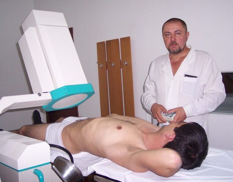 Physiotherapy to help relieve symptoms of prostatitis in men